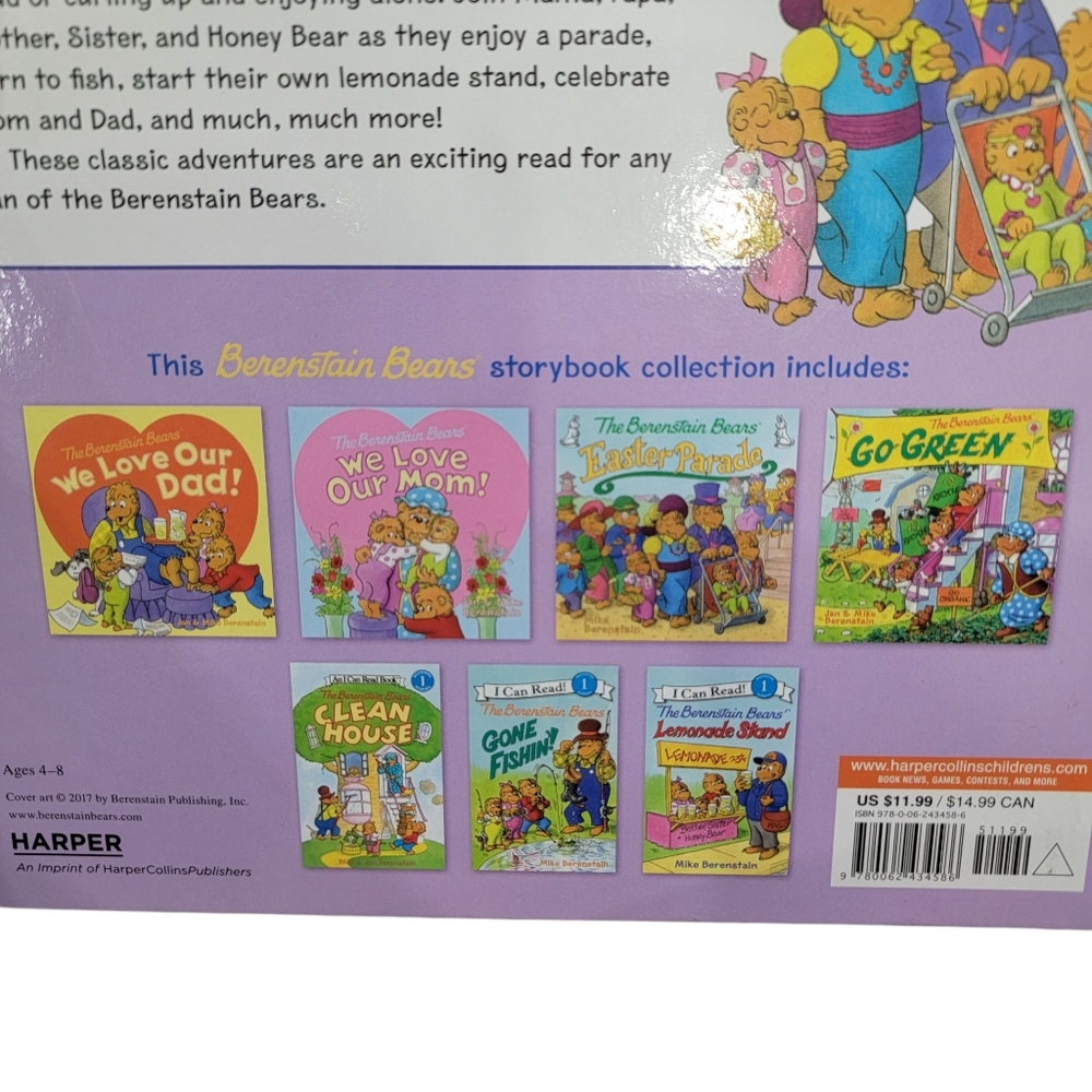 The Berenstain Bears Spring Storybook Collection: 7 Fun Stories Hardcover - Picture 3 of 14